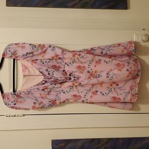 Dainty floral skater dress